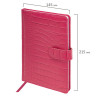 Еженедельник датированный 2026 А5 145х215мм BRAUBERG Party, под кожу, розовый, 117176 по низкой цене оптом 