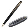 Ручка подарочная шариковая BRAUBERG Sonata, СИНЯЯ, корпус золотистый с черным, линия письма 0,5 мм, 143483 по низкой цене оптом 