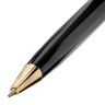 Ручка подарочная шариковая BRAUBERG Sonata, СИНЯЯ, корпус золотистый с черным, линия письма 0,5 мм, 143483 по низкой цене оптом 