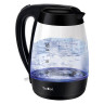 Чайник TEFAL KO450832, 1,7 л, 2400 Вт, закрытый нагревательный элемент, стекло, черный по низкой цене оптом Краснодар, Москва, Уфа, Казань, Барнаул, Владивосток, Хабаровск, Сахалин, Красноярск, Екатеренбург, 