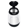 Чайник TEFAL KO450832, 1,7 л, 2400 Вт, закрытый нагревательный элемент, стекло, черный по низкой цене оптом Краснодар, Москва, Уфа, Казань, Барнаул, Владивосток, Хабаровск, Сахалин, Красноярск, Екатеренбург, 