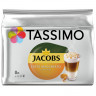 Кофе в капсулах JACOBS "Latte Macchiato Caramel" для кофемашин Tassimo, 8 порций (16 капсул), 8052186 по низкой цене оптом 