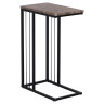 Стол журнальный на металлокаркасе BRABIX LOFT CT-002, 450х250х630 мм, цвет морёный дуб, 641861 по низкой цене оптом 