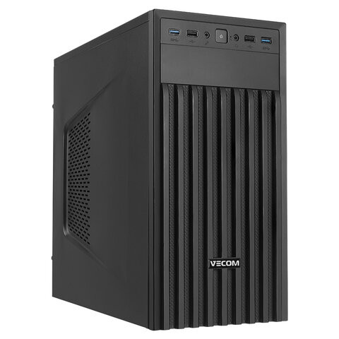 Системный блок VECOM T627 INTEL Core i5-10400 2,9 ГГц, 8 ГБ, 240 ГБ SSD, Windows 10 PRO, черный, 42712 по низкой цене оптом Краснодар, Москва, Уфа, Казань, Барнаул, Владивосток, Хабаровск, Сахалин, Красноярск, Екатеренбург, 