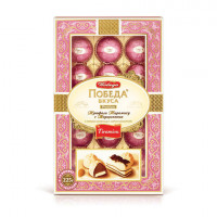 Конфеты ПОБЕДА ВКУСА "Трюфели", тирамису с марципаном, 225 г, картонная коробка, IM_054