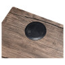 Стол на металлокаркасе BRABIX "LOFT CD-006", 1200х500х730 мм, 2 полки, цвет морёный дуб, 641224 по низкой цене оптом 