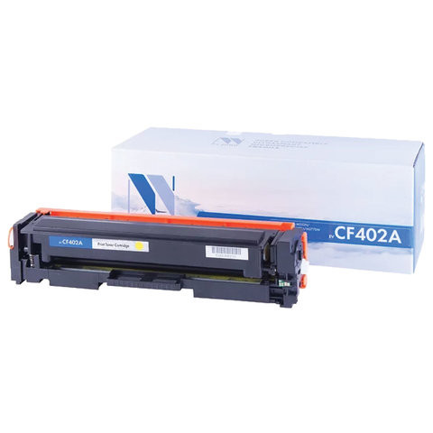 Картридж лазерный NV PRINT (NV-CF402A) для HP M252dw/M252n/M274n/M277dw/M277n7, желтый, ресурс 1400 страниц по низкой цене оптом 