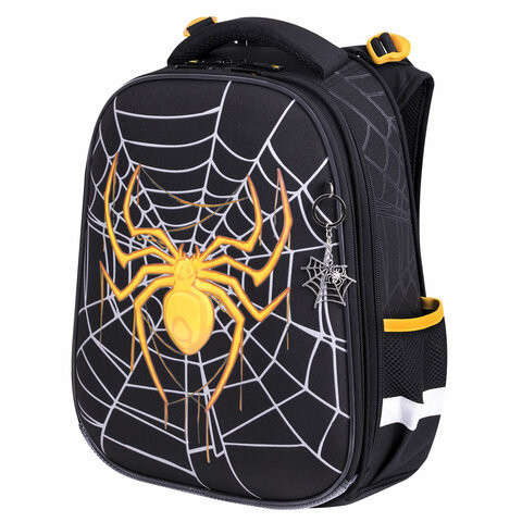 Ранец BRAUBERG PREMIUM, 2 отделения, с брелком, "Venomous spider", 3D панель, 38х29х16 см, 271355 по низкой цене оптом 