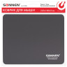 Коврик для мыши SONNEN "BLACK", резина + ткань, 220х180х3 мм, 513309 по низкой цене оптом Краснодар, Москва, Уфа, Казань, Барнаул, Владивосток, Хабаровск, Сахалин, Красноярск, Екатеренбург, 