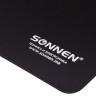Коврик для мыши SONNEN "BLACK", резина + ткань, 220х180х3 мм, 513309 по низкой цене оптом Краснодар, Москва, Уфа, Казань, Барнаул, Владивосток, Хабаровск, Сахалин, Красноярск, Екатеренбург, 