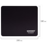 Коврик для мыши SONNEN "BLACK", резина + ткань, 220х180х3 мм, 513309 по низкой цене оптом Краснодар, Москва, Уфа, Казань, Барнаул, Владивосток, Хабаровск, Сахалин, Красноярск, Екатеренбург, 