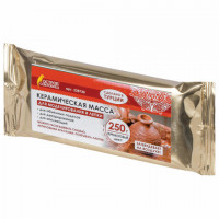 Масса керамическая для лепки ОСТРОВ СОКРОВИЩ, самозатвердевающая, 250 г, терракотовая, 228730