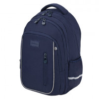 Рюкзак BRAUBERG INTENT, 2 отделения, 4 кармана, Navy blue, 39х27х14 см, 273113