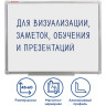 Доска магнитно-маркерная (45х60 см), алюминиевая рамка, ГАРАНТИЯ 10 ЛЕТ, РОССИЯ, BRAUBERG Стандарт, 235520 по низкой цене оптом 