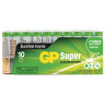 Батарейки GP Super, AAA (LR03, 24А), алкалиновые, мизинчиковые, КОМПЛЕКТ 20 шт, 24A-2CRVS20, GP 24A-2CRVS20 по низкой цене оптом 