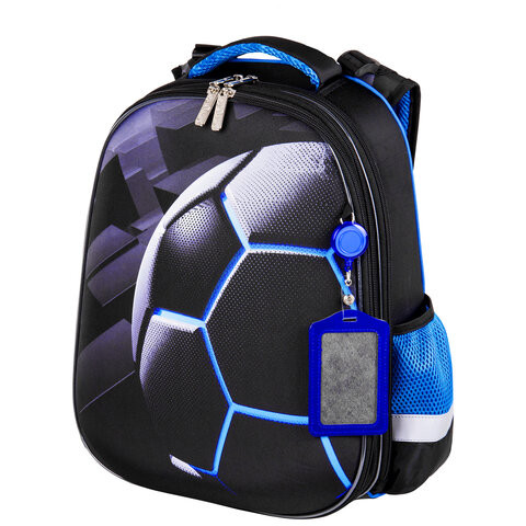 Ранец ЮНЛАНДИЯ EXTRA, с дополнительным объемом, "Soccer ball", 38х29х18 см, 270677 по низкой цене оптом Краснодар, Москва, Уфа, Казань, Барнаул, Владивосток, Хабаровск, Сахалин, Красноярск, Екатеренбург, 