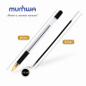 Ручка шариковая масляная с грипом MUNHWA "MC Gold", ЧЕРНАЯ, корпус прозрачный, узел 0,5 мм, линия письма 0,3 мм, BMC-01 по низкой цене оптом Краснодар, Москва, Уфа, Казань, Барнаул, Владивосток, Хабаровск, Сахалин, Красноярск, Екатеренбург, 