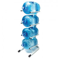 Стойка стеллаж для хранения воды на 4 бутыли по 19 литров СВ-4, металл, 98833