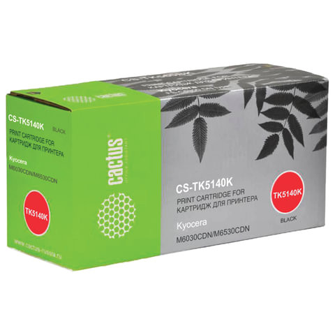 Тонер-картридж CACTUS (CS-TK5140K) для KYOCERA Ecosys M6030cdn/M6530cdn, черный, ресурс 7000 стр. по низкой цене оптом 