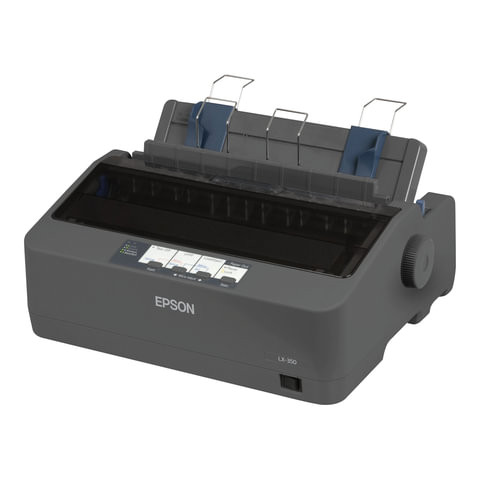 Принтер матричный EPSON LX-350 (9 игольный), А4, 347 знаков/сек, 4 млн/символов, USB, LPT, COM, C11CC24031 по низкой цене оптом 