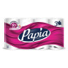 Бумага туалетная быт., спайка 8 шт., 3-слойная (8х16,5 м), PAPIA, ш/к 00051, 5080721 по низкой цене оптом Бумага туалетная быт., спайка 8 шт., 3-слойная (8х16,5 м), PAPIA, ш/к 00051, 5080721 по низкой цене оптом
