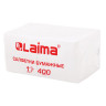 Салфетки бумажные 400 шт., 24х24 см, "Big Pack", белые, 100% целлюлоза, LAIMA, 114724 по низкой цене оптом 