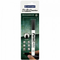 Маркер-краска лаковый (paint marker) ЧЕРНЫЙ CENTROPEN, игольчатый наконечник, 0,7 мм, 9211, 5 9211 9912
