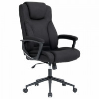 Кресло BRABIX PREMIUM "Adagio EX-551", ткань, пятилучие металл, черное, 532938