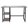 Стол на металлокаркасе BRABIX "LOFT CD-006", 1200х500х730 мм, 2 полки, цвет дуб антик, 641225 по низкой цене оптом 