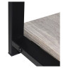 Стол на металлокаркасе BRABIX "LOFT CD-006", 1200х500х730 мм, 2 полки, цвет дуб антик, 641225 по низкой цене оптом 