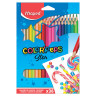 Карандаши цветные MAPED (Франция) "Color'Peps Star", 36 цветов, трехгранные, заточенные, европодвес, 832017 по низкой цене оптом 