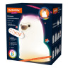 Ночник силиконовый LED "Альпака" 85x103x130 мм, белый свет/RGB, таймер, USB, аккумулятор 400 мАч, DASWERK, 238943, 238934 по низкой цене оптом 