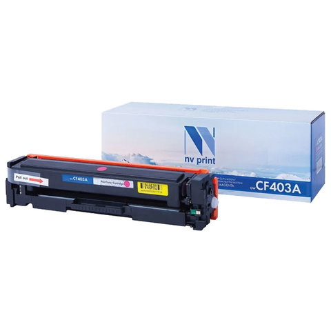 Картридж лазерный NV PRINT (NV-CF403A) для HP M252dw/M252n/M274n/M277dw/M277n7, пурпурный, ресурс 1400 страниц по низкой цене оптом 