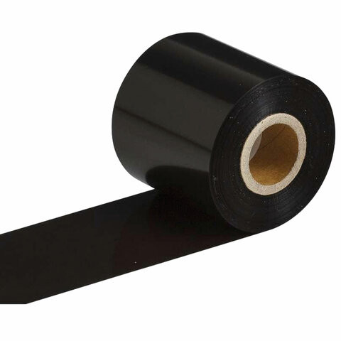 Риббон WAX, 40 мм х 300 м, диаметр втулки 25,4 мм (1 дюйм), красящий слой наружу OUT, 363524 по низкой цене оптом 