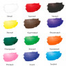 Краски акриловые декоративные ГАММА "Хобби", 12 цветов по 20 мл, в баночках, 3012198
