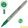 Маркер перманентный Crown "Multi Marker Slim" зеленый, пулевидный, 2мм по низкой цене оптом Краснодар, Москва, Уфа, Казань, Барнаул, Владивосток, Хабаровск, Сахалин, Красноярск, Екатеренбург, 
