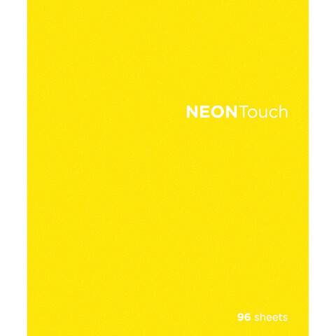 Тетрадь А5, 96 л., ПЗБМ, скоба, клетка, Soft Touch, выборочный лак, флуоресцент, "НеонТач" (2 вида), 027354 по низкой цене оптом 