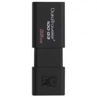 Флеш-диск 32 GB KINGSTON DataTraveler 100 G3 USB 3.0, черный, DT100G3/32GB