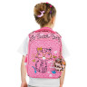 Ранец BRAUBERG QUADRO, 3 отделения, с брелком, "Pink leopard", 37х28х18 см, 229950 по низкой цене оптом 