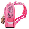 Ранец BRAUBERG QUADRO, 3 отделения, с брелком, "Pink leopard", 37х28х18 см, 229950 по низкой цене оптом 