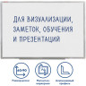 Доска магнитно-маркерная 60х90 см, алюминиевая рамка, ГАРАНТИЯ 10 ЛЕТ, РОССИЯ, BRAUBERG Стандарт, 235521 по низкой цене оптом 