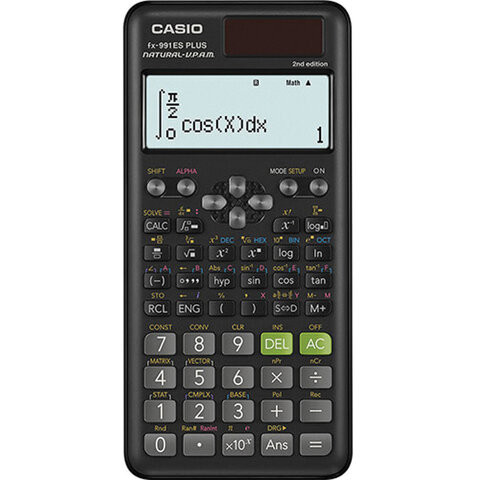 Калькулятор инженерный CASIO FX-991ES PLUS-2SETD (162х77 мм), 417 функций, двойное питание, сертифицирован для ЕГЭ, FX-991ESPLUS-2S по низкой цене оптом 