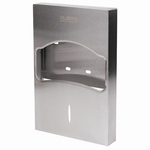 Диспенсер для покрытий на унитаз LAIMA PROFESSIONAL INOX, 1/4 сложения, нержавеющая сталь, матовый, 605704 по низкой цене оптом 