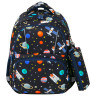 Рюкзак BRAUBERG KIDS SET, с пеналом в комплекте, 2 отделения, "Space infinity", 37x28x16 см, 272099 по низкой цене оптом 