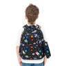 Рюкзак BRAUBERG KIDS SET, с пеналом в комплекте, 2 отделения, "Space infinity", 37x28x16 см, 272099 по низкой цене оптом 