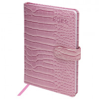 Еженедельник датированный 2026 А5 145х215мм BRAUBERG Party, под кожу, коралловый, 117178