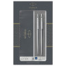 Набор PARKER "Jotter Stainless Steel CT": шариковая ручка синяя и механический карандаш, 2093256 по низкой цене оптом 