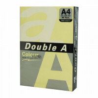 Бумага цветная DOUBLE A, А4, 80г/м2, 500 л, (5 цветов x 100 листов), микс пастель, ш/