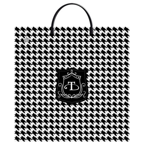 Пакет с пластиковой ручкой ПВД, 36х37см, "Шанель", 100мкм, ШК1959, н00112268 - Пакеты упаковочные | СнабС Пакет с пластиковой ручкой ПВД, 36х37см, "Шанель", 100мкм, ШК1959, н00112268