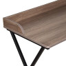 Стол на металлокаркасе BRABIX "LOFT CD-008", 900х500х780 мм, цвет морёный дуб, 641863 по низкой цене оптом 